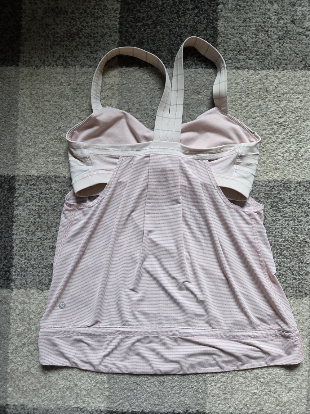 Lululemon Light Pink Tank With Built-In Bra - Size 8 (No Size Dot)